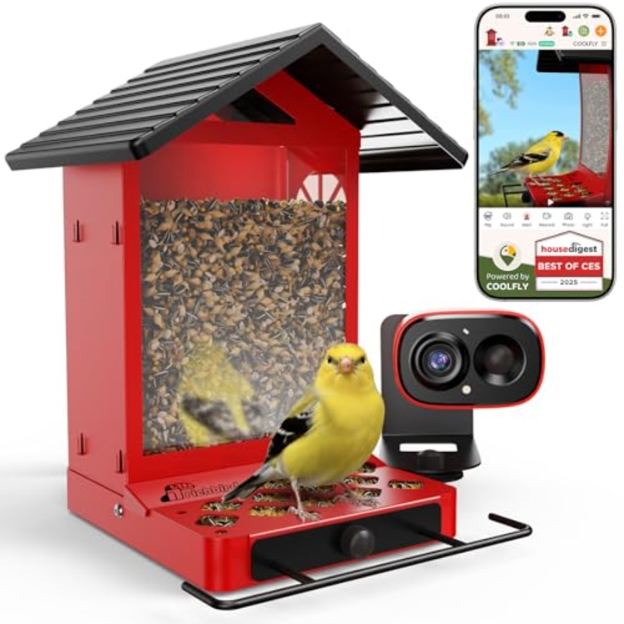 Smart Bird Feeder Camera - Outdoor smart bird feeder camera with
