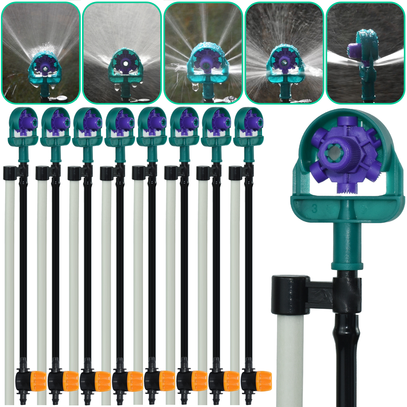Smart Garden Tower - KESLA Drip Irrigation 1/4'' Hose Adjustable