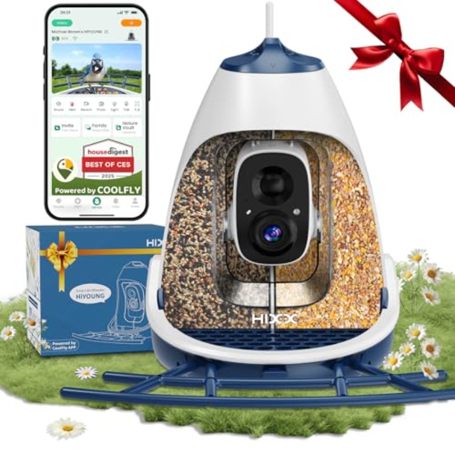 Smart Bird Feeder Camera - Outdoor smart bird feeder with solar