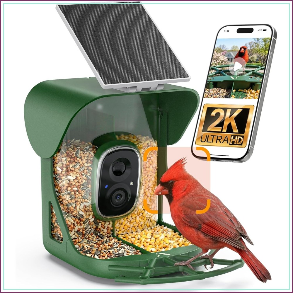 Smart Bird Feeder Camera - Smart Bird Feeder with Camera, AI