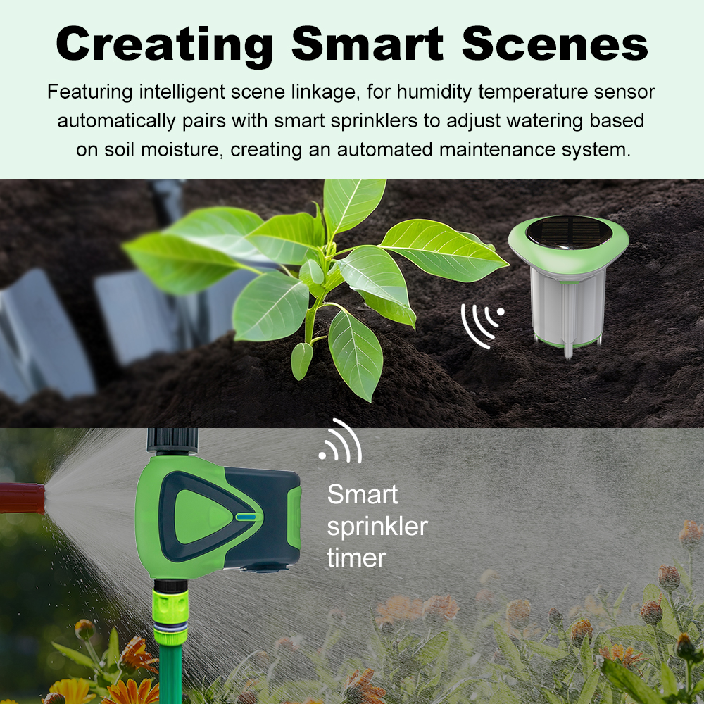 MANHOT WiFi Smart Solar Soil S - Smart Garden Irrigation reseña y precio