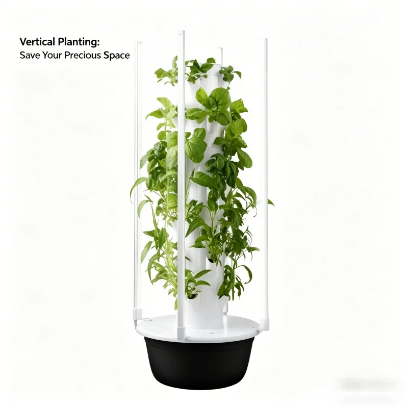 5-Layer Spacetree Hydroponic T - Smart Garden Tower reseña y precio