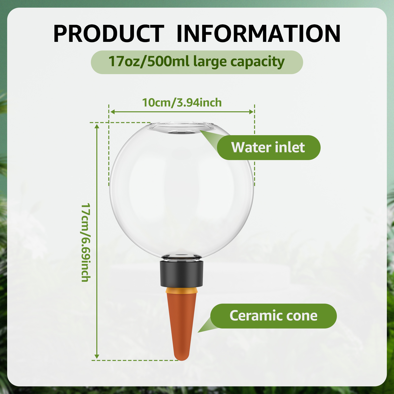 2/4Pcs 500ML Automatic Drip Ir - Smart Garden Tower reseña y precio