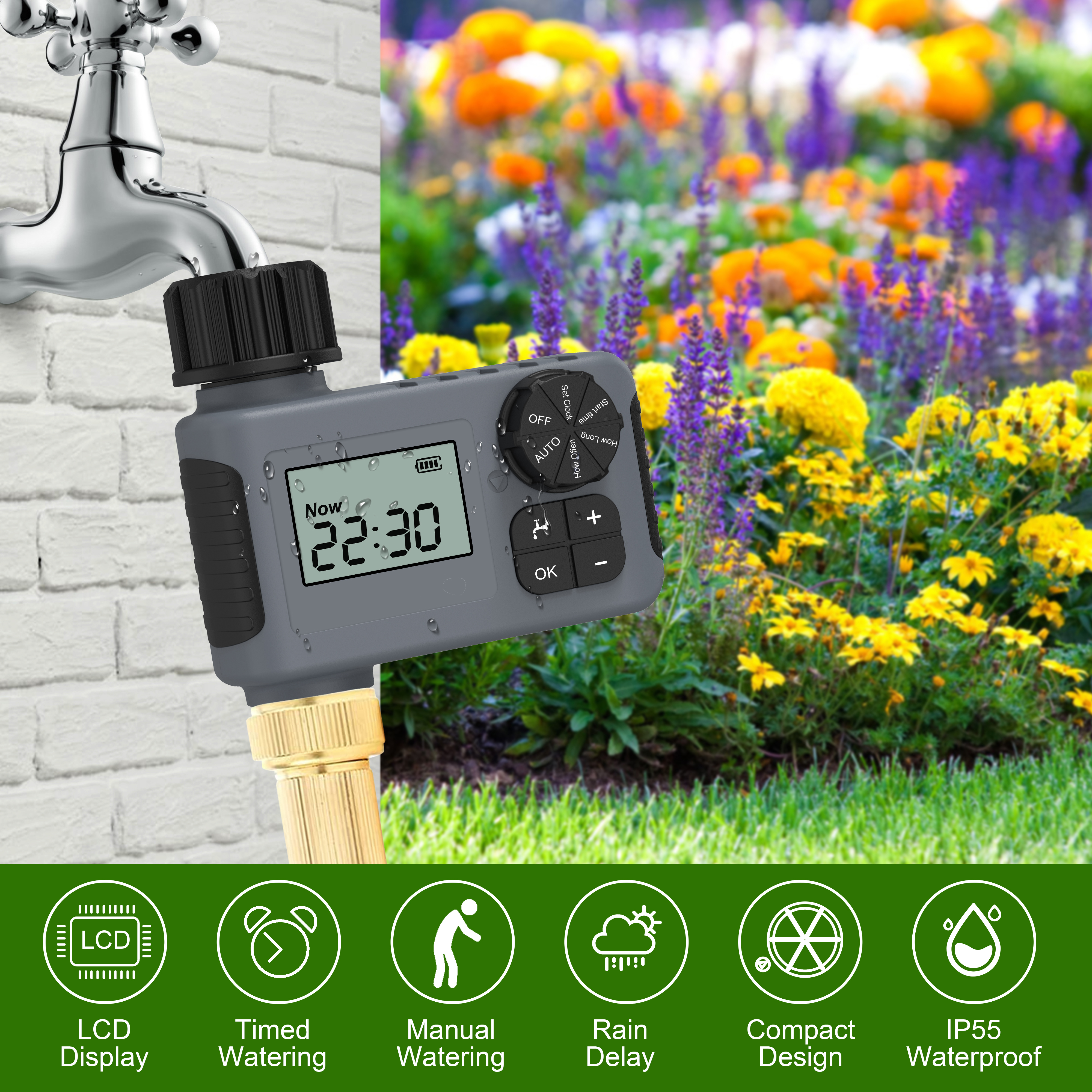 Automatic watering timer intel - Smart Garden Irrigation reseña y precio
