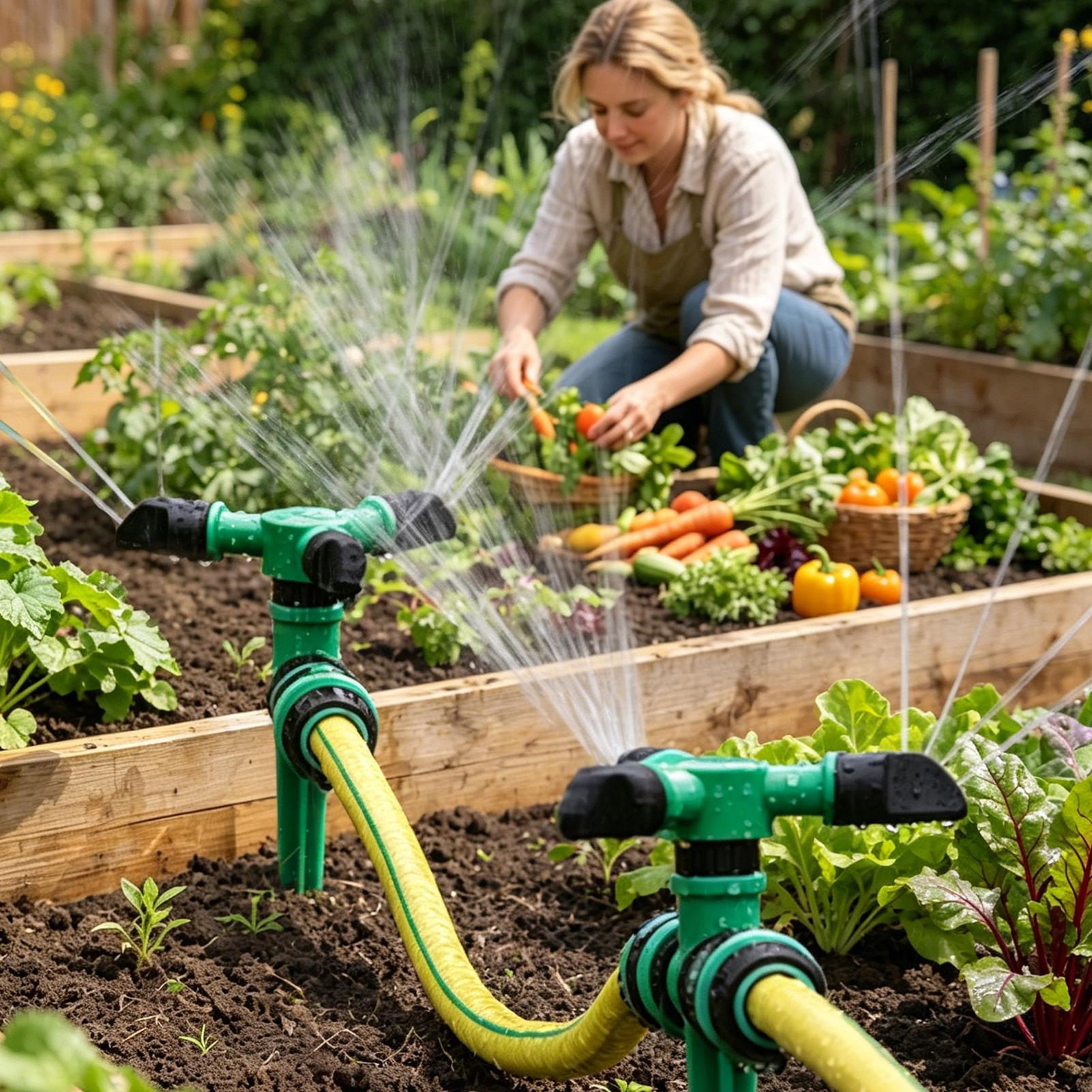 Automatic Rotating Water Sprin - Smart Garden Irrigation reseña y precio