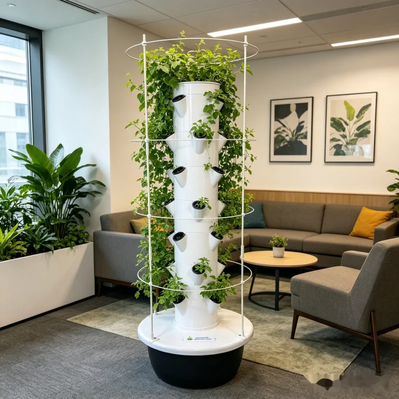 9 Layer Aeroponic Hydroponic V - Smart Garden Tower reseña y precio