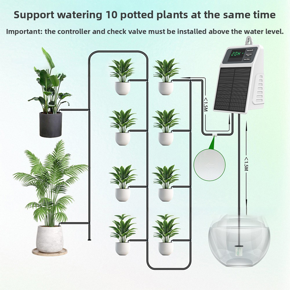 Smart Solar Powered Auto Water - Smart Garden Irrigation reseña y precio