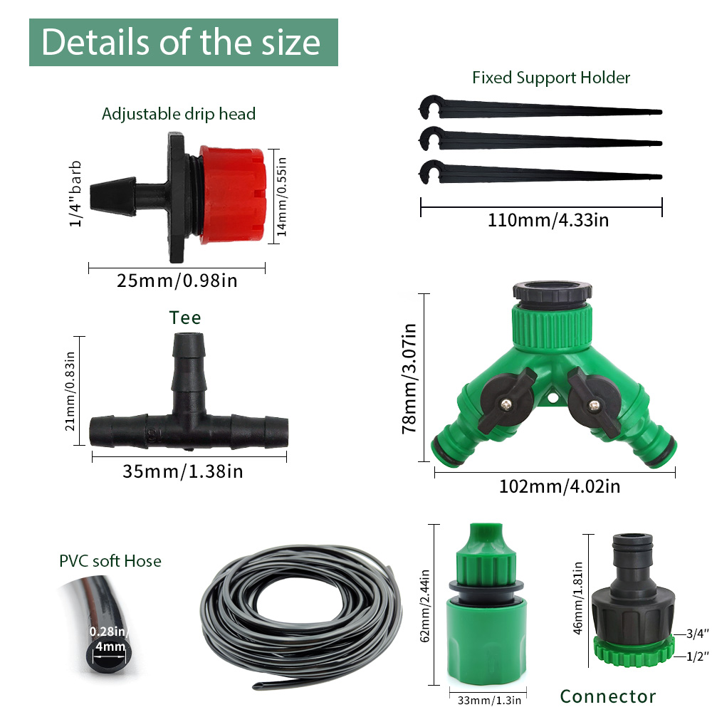 Greenhouse 15M-30M DIY Drip Ir - Smart Garden Tower reseña y precio