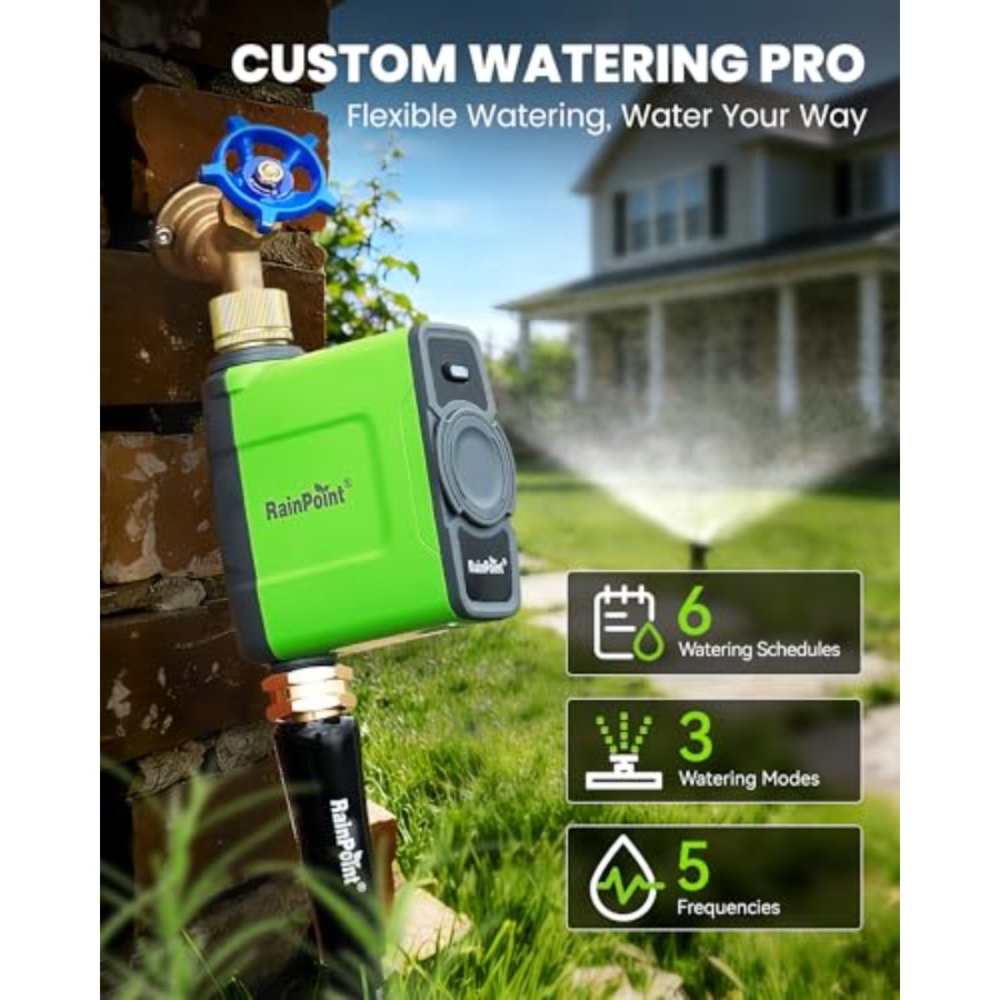 WiFi Water Timer for Garden Ho - Smart Garden Irrigation reseña y precio