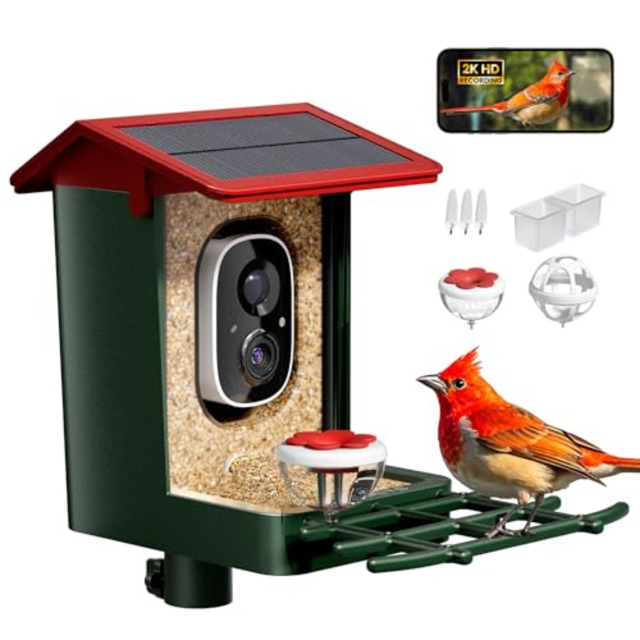 Smart Bird Feeder with Camera: - Smart Bird Feeder Camera reseña y precio
