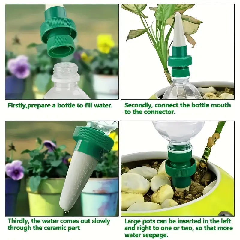 4Pcs Automatic Plant Drip Irri - Smart Garden Tower reseña y precio