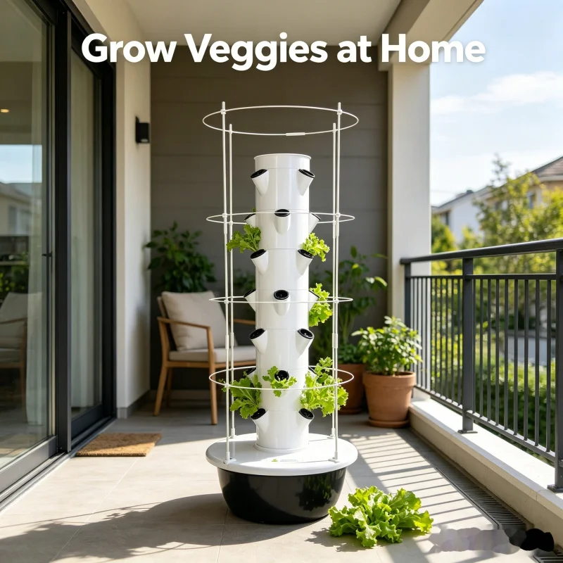 Smart Vertical Hydroponic Towe - Smart Garden Tower reseña y precio