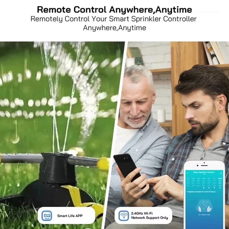 Tuya WiFi Smart Sprinkler Cont - Smart Garden Irrigation reseña y precio