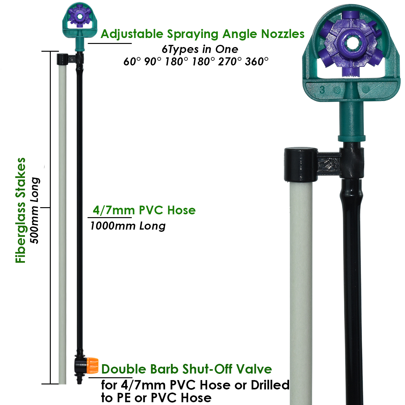 KESLA Drip Irrigation 1/4'' Ho - Smart Garden Tower reseña y precio