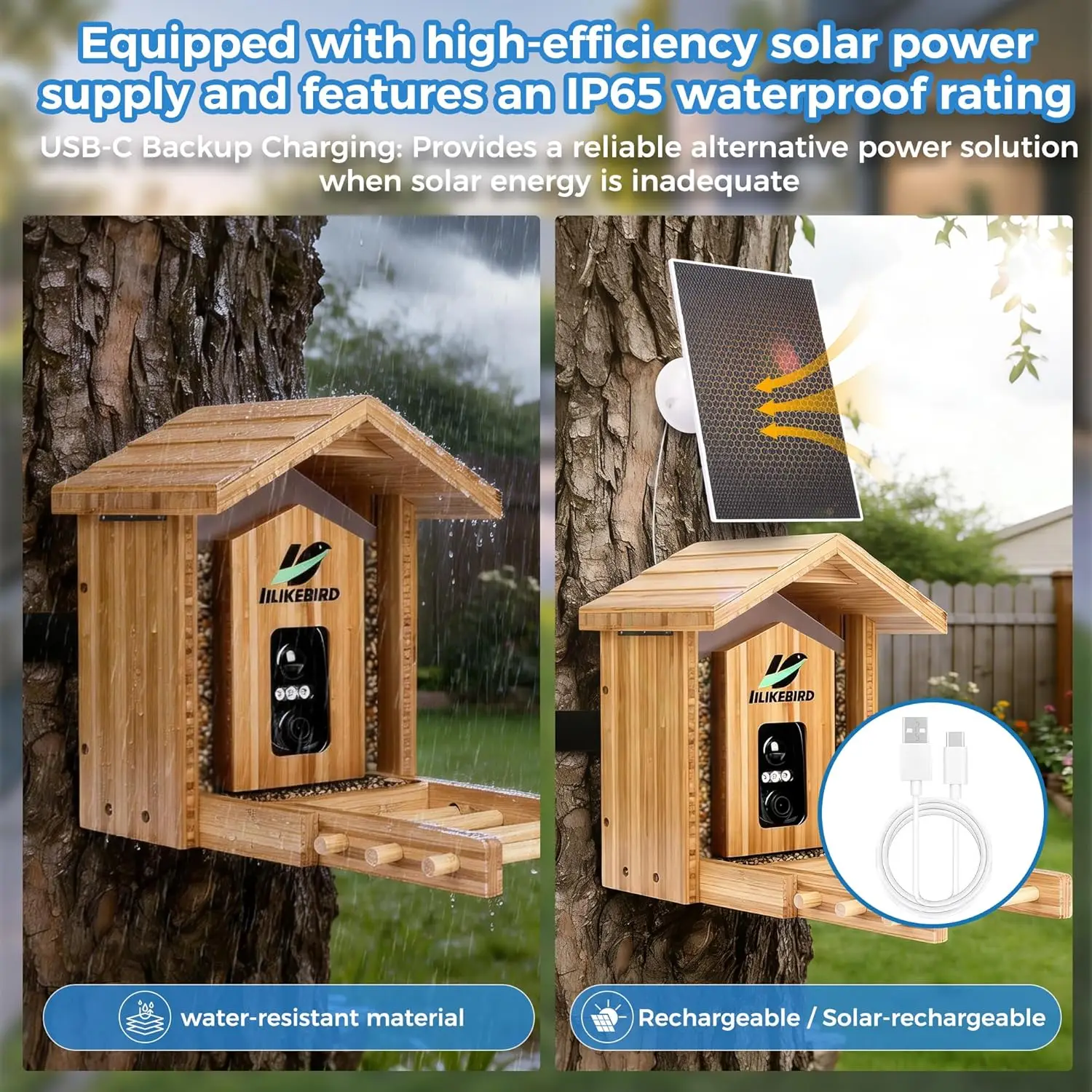 Smart Bird Feeder 4K Camera AI - Smart Bird Feeder Camera reseña y precio