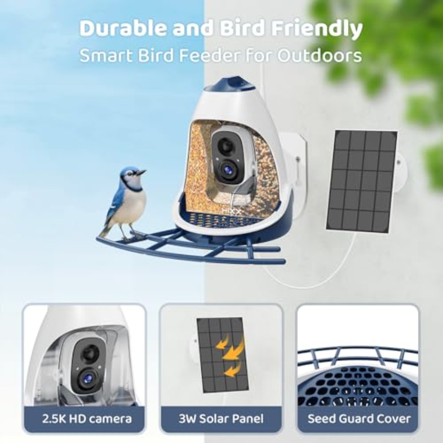 Outdoor smart bird feeder with - Smart Bird Feeder Camera reseña y precio