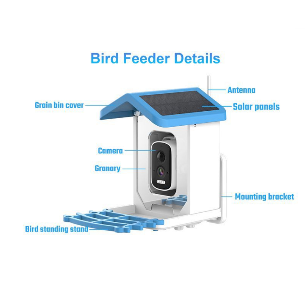 Solar 5 million Wifi with came - Smart Bird Feeder Camera reseña y precio