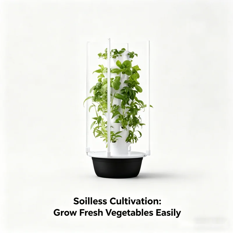 SpaceTree Vertical Hydroponic  - Smart Garden Tower reseña y precio