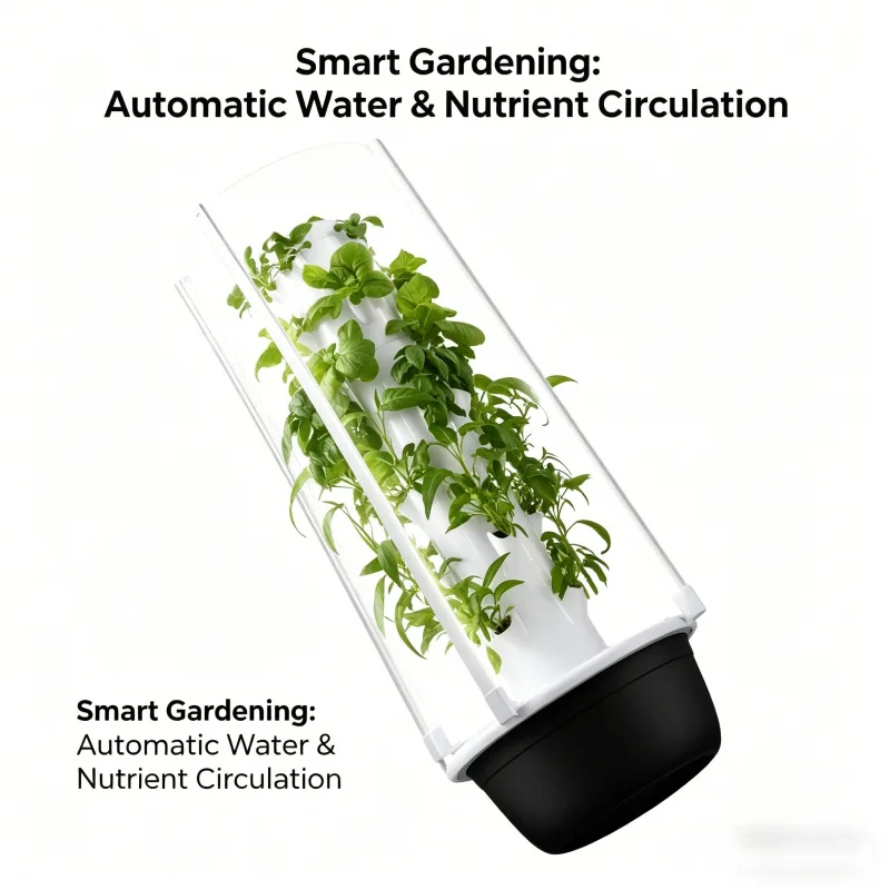 SpaceTree Vertical Hydroponic  - Smart Garden Tower reseña y precio