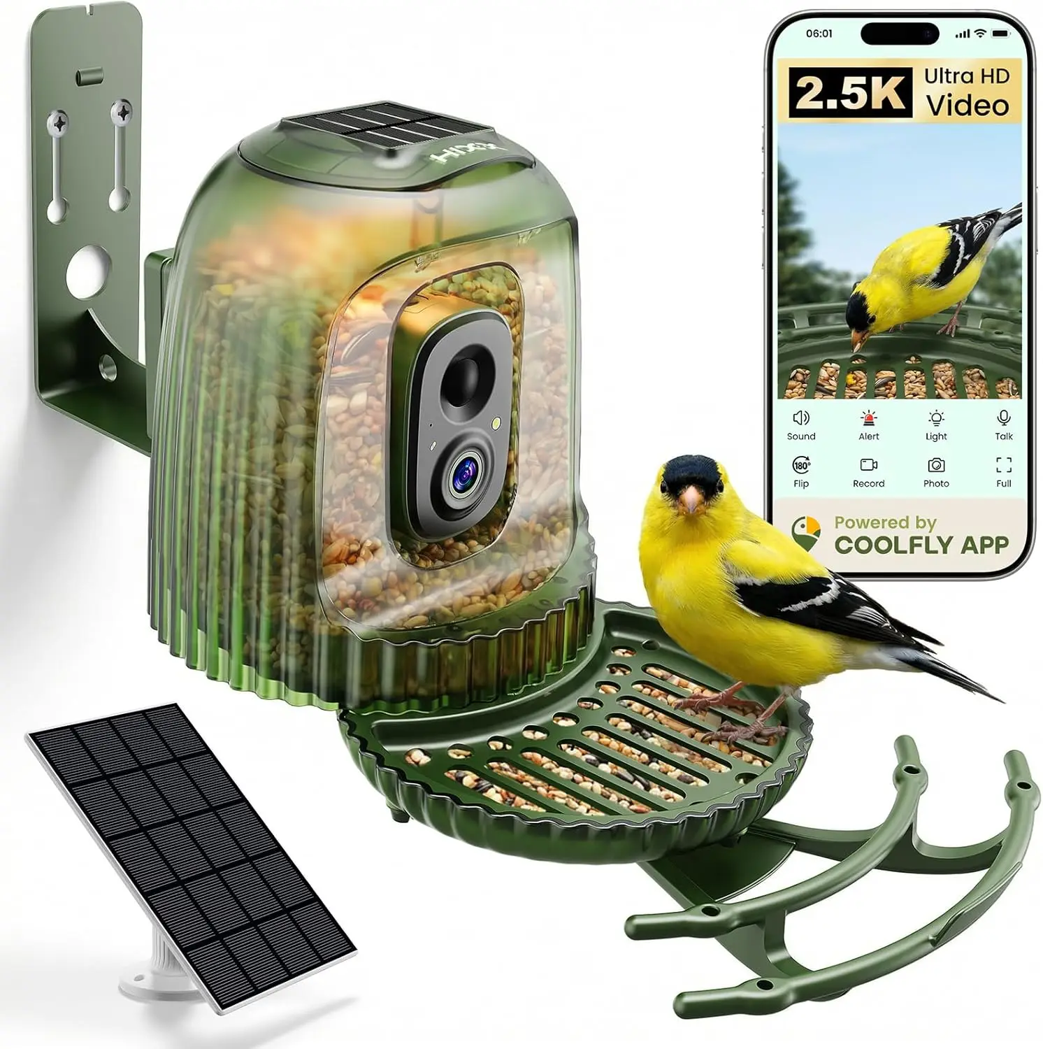 Smart Bird Feeder 4MP Camera A - Smart Bird Feeder Camera reseña y precio