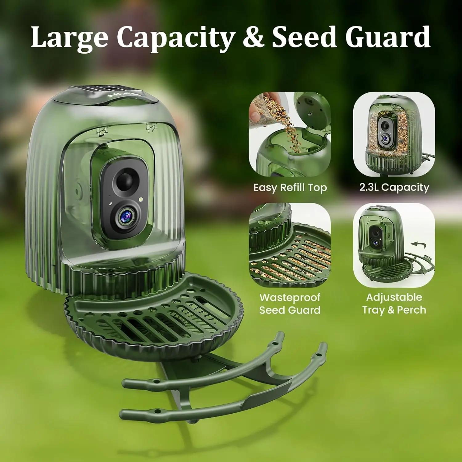 Smart Bird Feeder 4MP Camera A - Smart Bird Feeder Camera reseña y precio