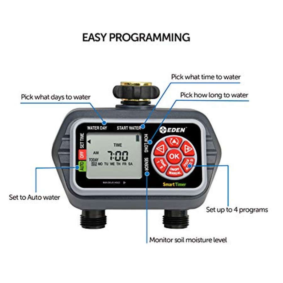 93412 Programmable Digital Wat - Smart Garden Irrigation reseña y precio