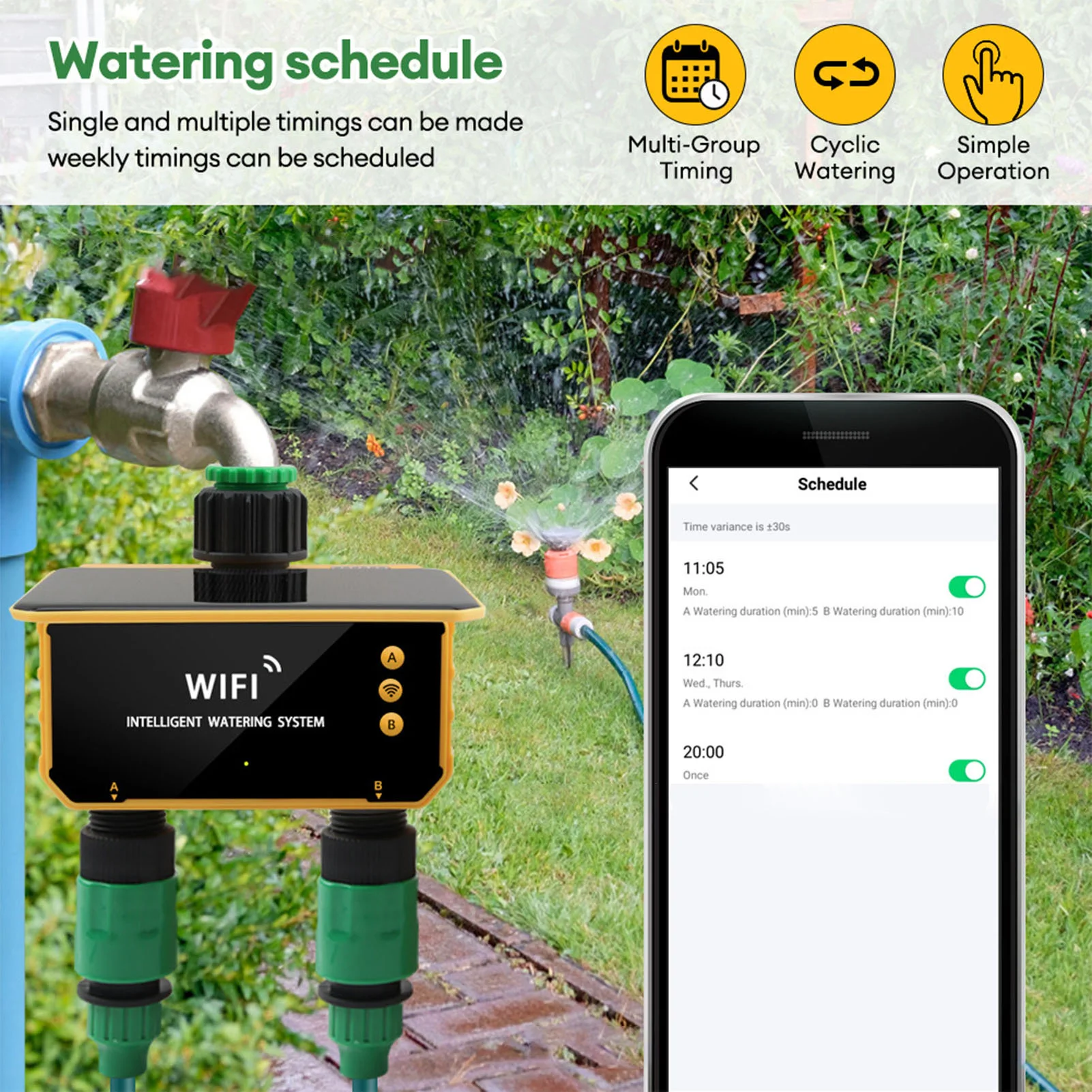 Solar WiFi Smart Irrigation Ti - Smart Garden Irrigation reseña y precio