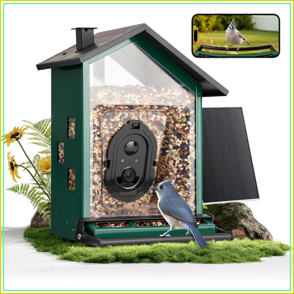 Smart Bird Feeder with Camera, - Smart Bird Feeder Camera reseña y precio