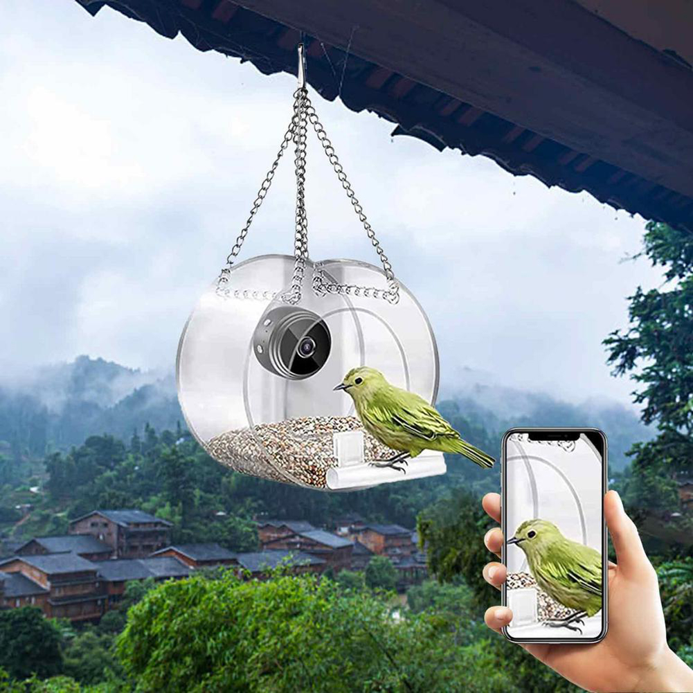 Smart Feeding House Acrylic wi - Smart Bird Feeder Camera reseña y precio