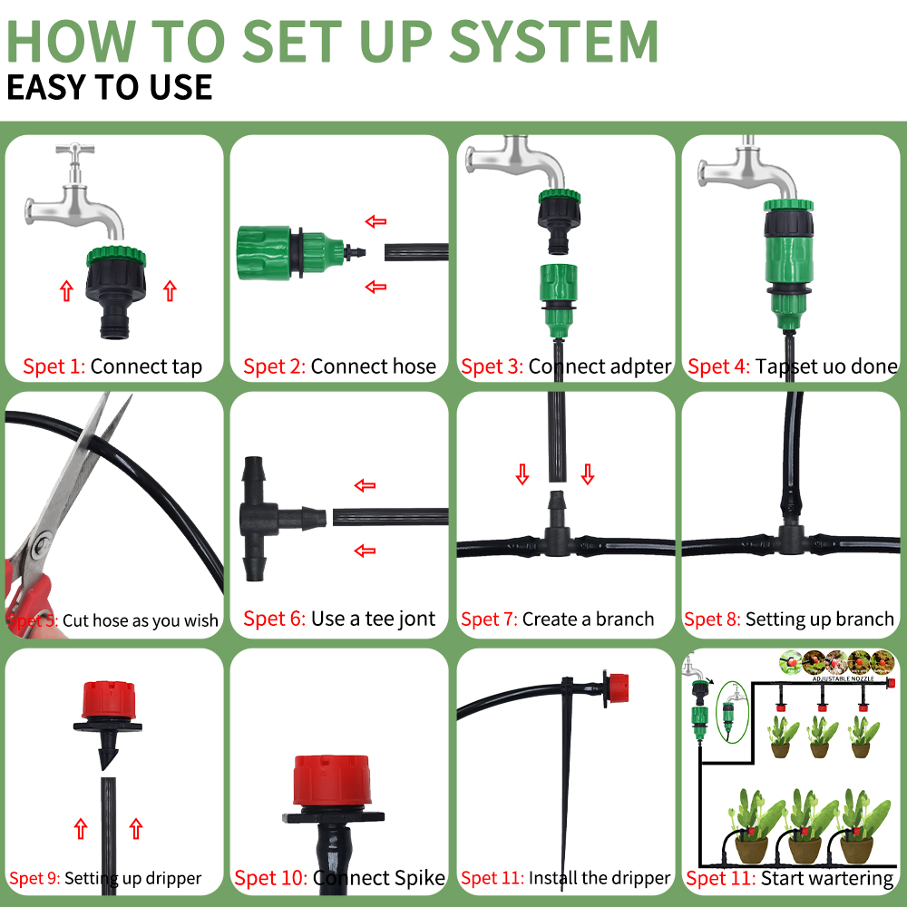 Micro Drip Irrigation System P - Smart Garden Tower reseña y precio
